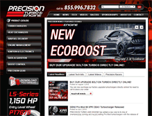 Tablet Screenshot of precisionturbo.net